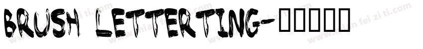 brush letterting字体转换